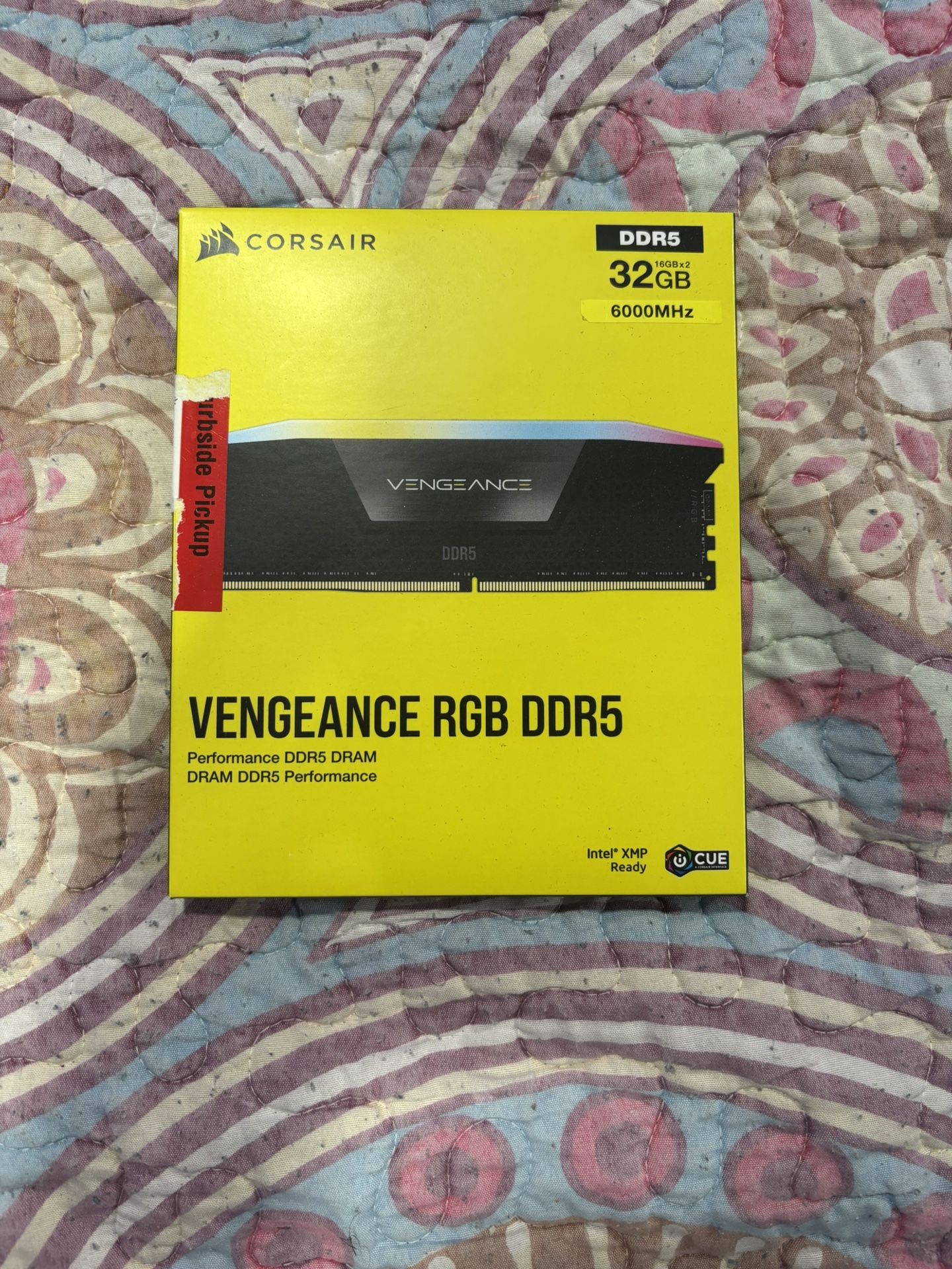 *NEW* CORSAIR VENGEANCE RGB DDR5 RAM 32GB (2x16GB) 6000MHz