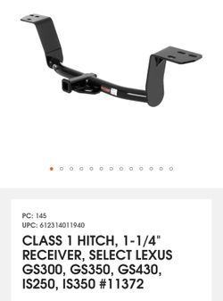CURT 11372 Class 1 hitch