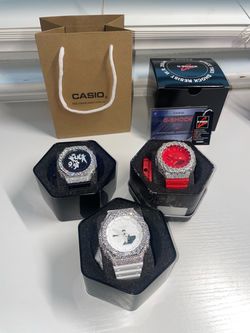 Iced out gshocks