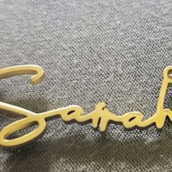 Custom Name Necklace 18 K Gold Plated