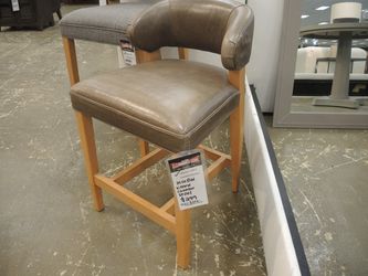 Mitchell Gold + Bob Williams Keane Counter Stool - Brown | Ottoman | Footstool