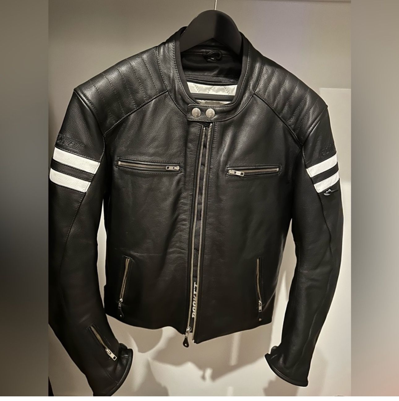 Men’s Joe Rocket Leather Motorcycle Jacket size small