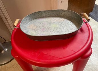 Galvanized Metal Tray