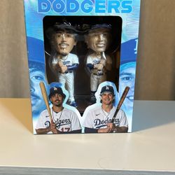James Outman + Miguel Vargas Dual Dodgers Bobblehead