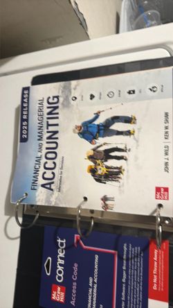 Financial and managerial accounting book McGraw