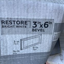 White Bevel Tiles