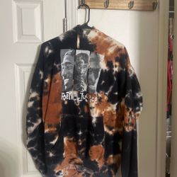 Tupac Poetic Justice Bleach Dye Hoodie