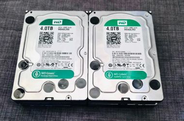 WD Western Digital Hard Drive 4TB-$40, 2TB-$20