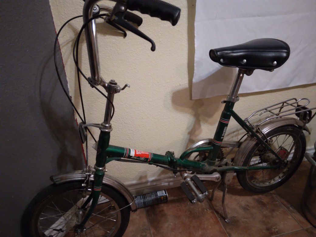 Old Antique Folding Bike