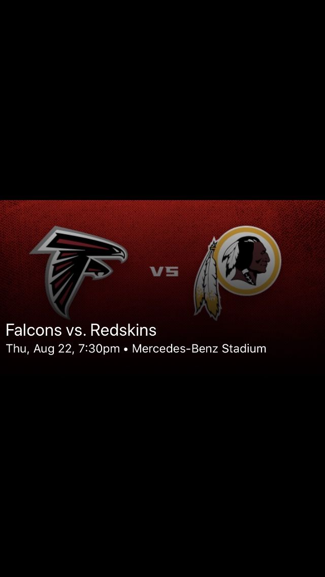 Falcons vs Washington Redskins Tickets