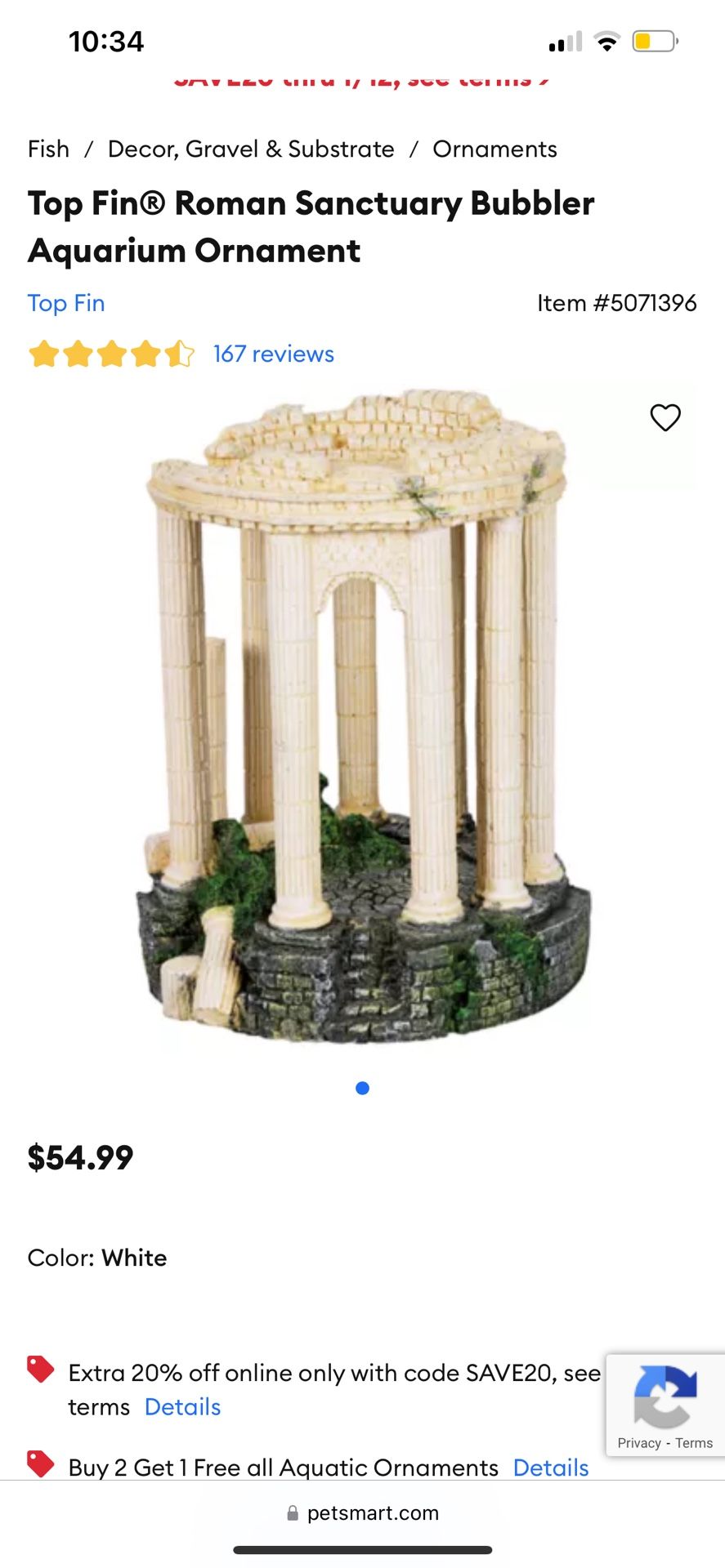 Fish Tank Decoration Coliseum