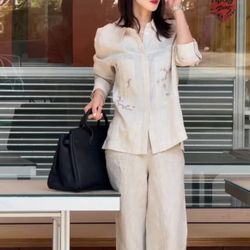 Jewel Linen Set Size s