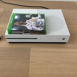 Xbox One with 2 Games & Cords
