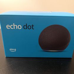 Brand New in Box 📦✨ Amazon Echo Dot (5th Gen) Smart Speaker with Alexa - Charcoal 