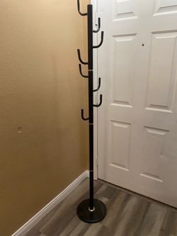 Black Marble Coat/Purse Hanger