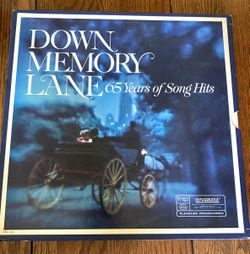 Down Memory Lane (65 Years Of Song Hits) • LP Vinyl Record • 10 Album Box • NM