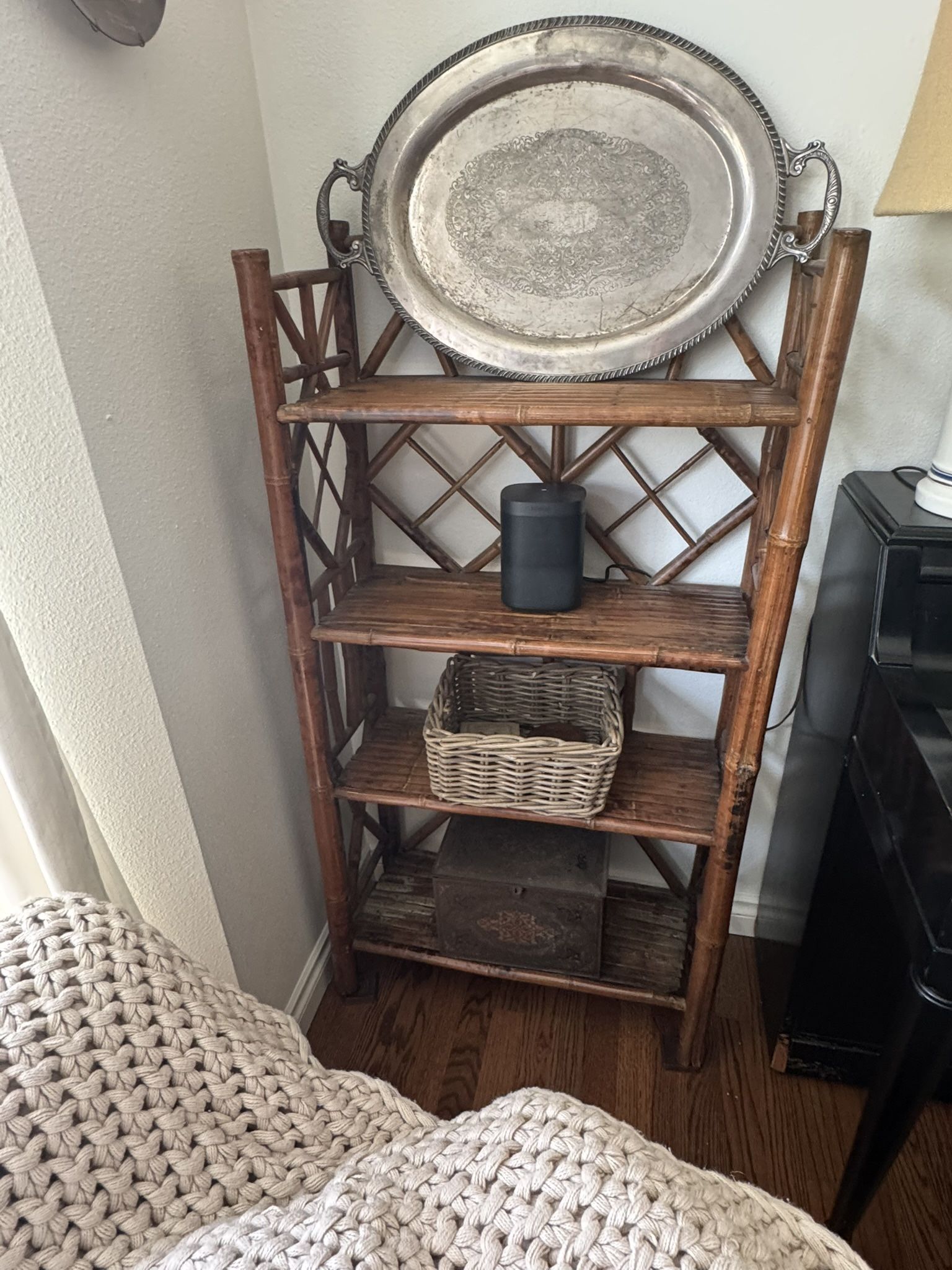 Antique bamboo Shelf
