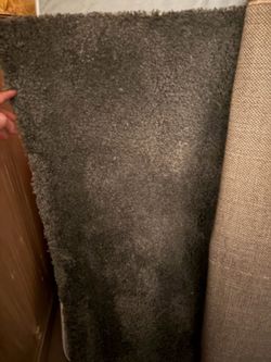 Dark Gray Shag Area Rug