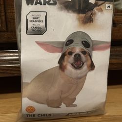 Dog Baby Yoda Halloween Costume 