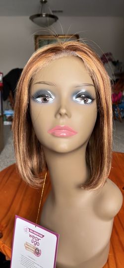 100%Human hair wig Wear & Go Human Hair Bob Wig