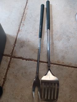 Golf Club Grip BBQ Grill Set Gas Or Charcoal