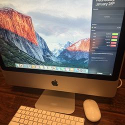 USED Apple iMac 20" A1224 Intel Core 2 Duo 2.26GHz, 2GB Ram, 160GB HD, DVDRW, iLife, OS X 10.6 GUEST