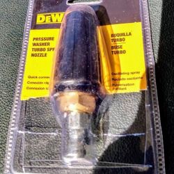 DeWalt Turbo Spray Nozzle For Pressure Washers (Power Washers)