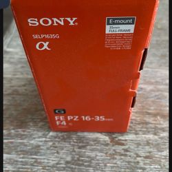 Sony - Alpha FE PZ 16-35mm F4 G full-frame constant-aperture wide-angle power zoom G Lens - Black