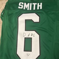 Devonta Smith Signed Eagles Jersey Fanatics Authentic 