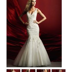 Allure Bridals Wedding Dress (READ DESCRIPTION)