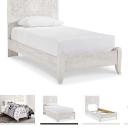 Twin Bed With Matching Nightstand