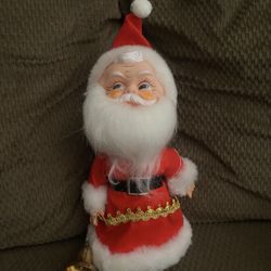 Old Wind Up Santa Vintage Plays Music