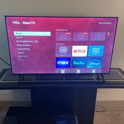 TCL Roku Television With Control