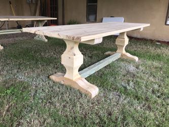 Farm style dining tables