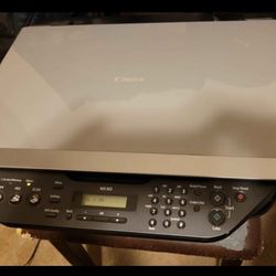 canon mx300 all in one printer scanner fax copy. works needs ink. Good condition.