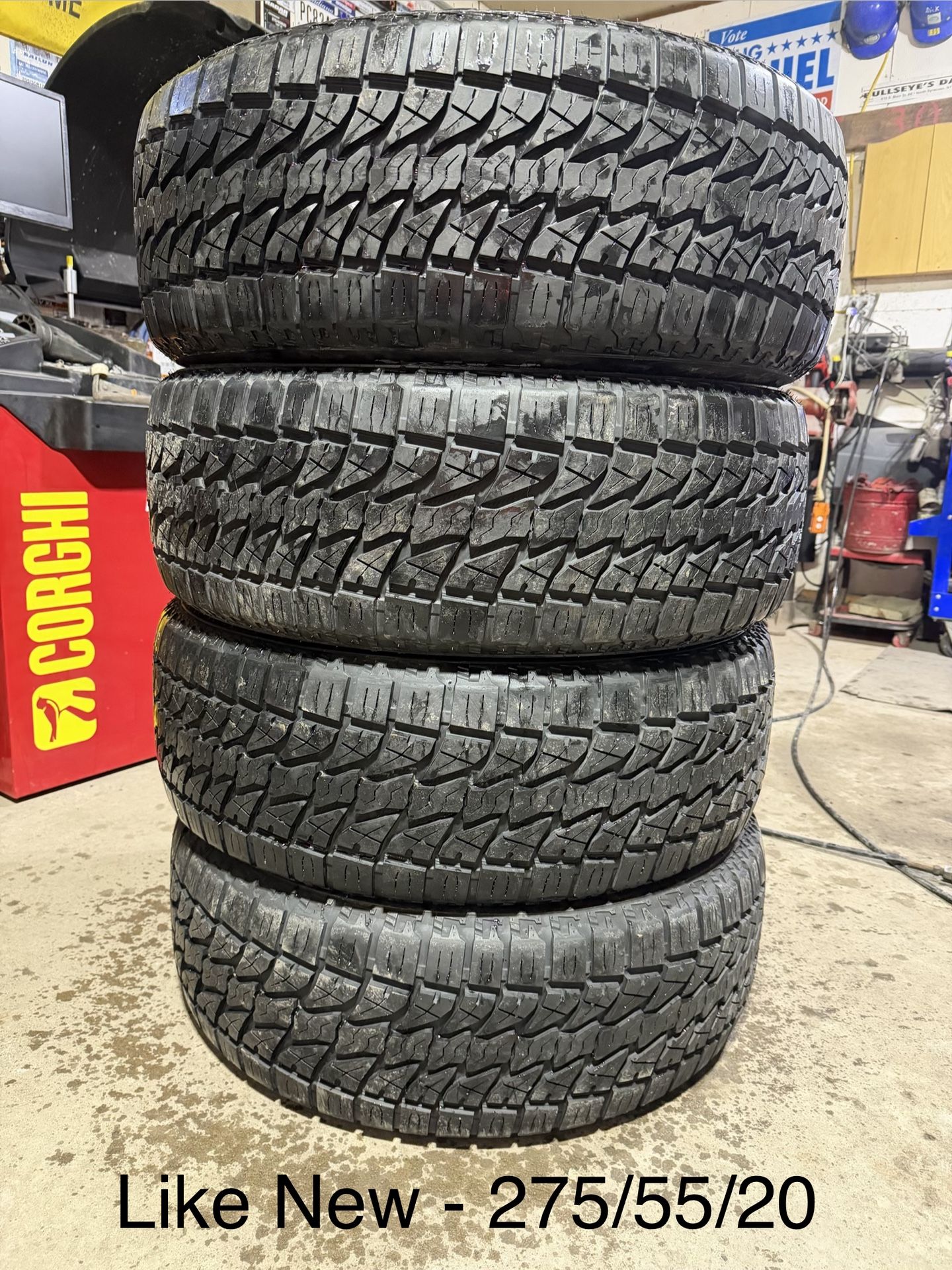 (4) - 275/55/20 Leo Lion Sport All Terrain Tires