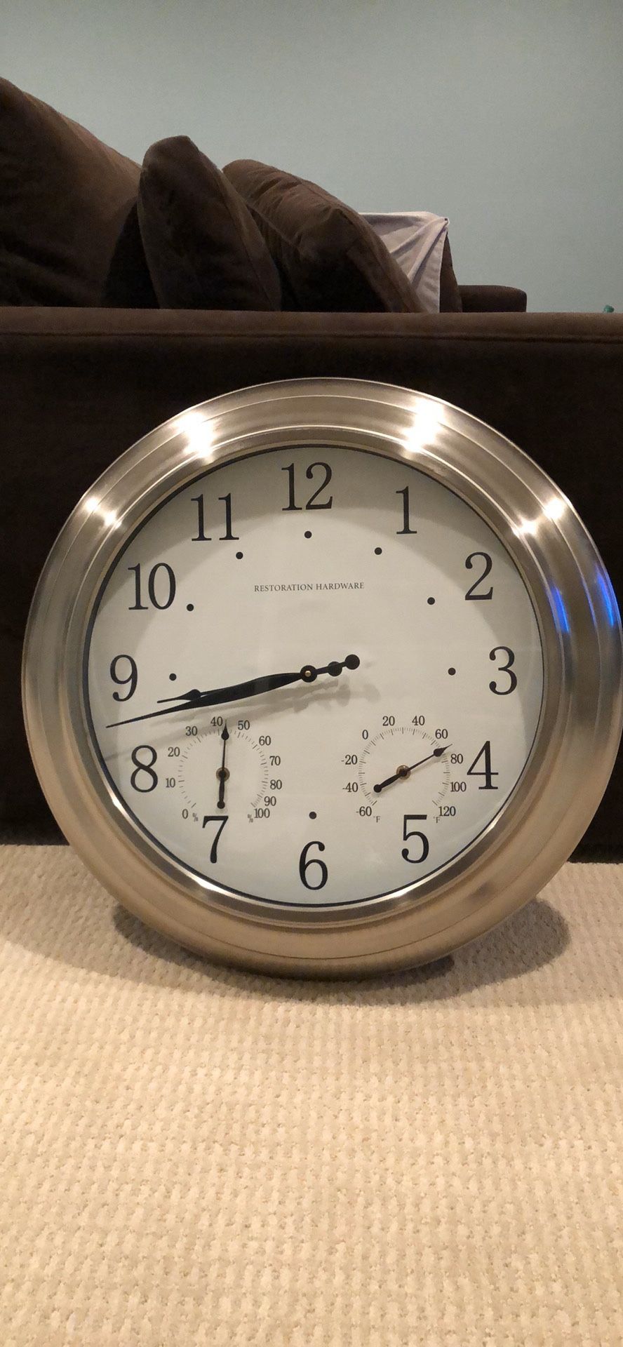 Restoration Hardware Wall Clock