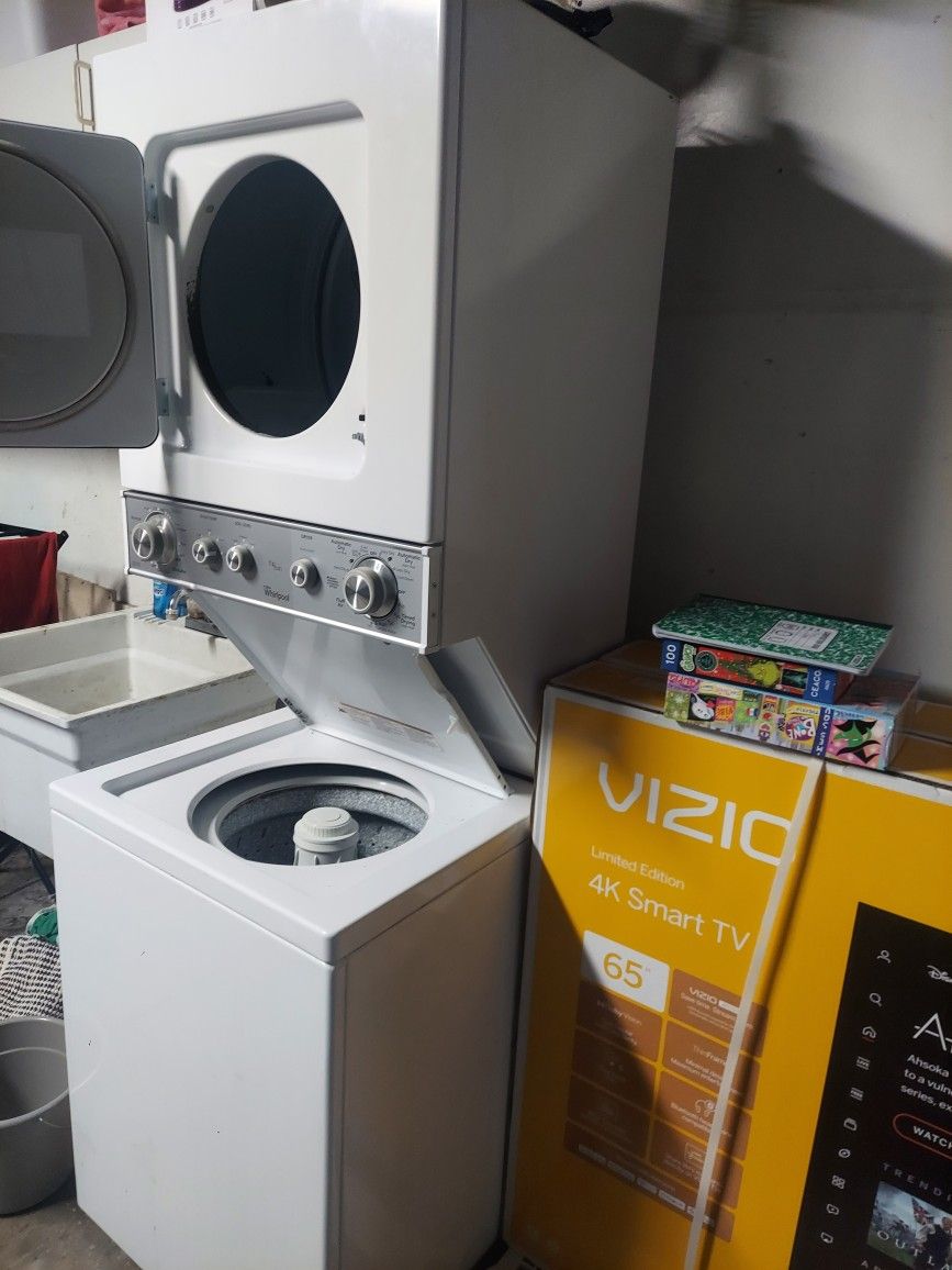 electric washer and dryer