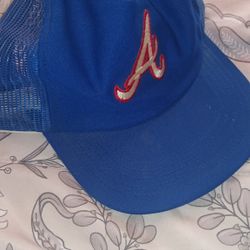 Atlanta Braves Vintage Annco Baseball Hat Cap Trucker Mesh Snapback 80s