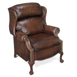 Bradington Young Maxwell Ball And Claw Leather Chair