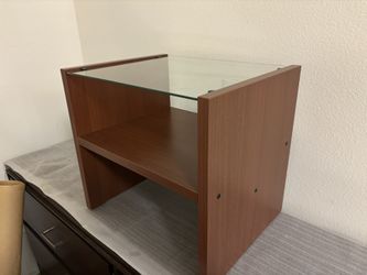 Modern oak color nightstand