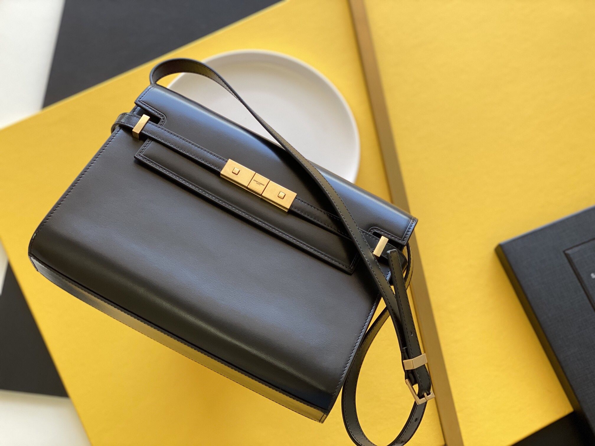 A classic women's shoulder bag
