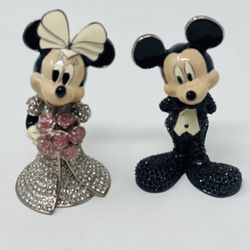 Arribas Brothers Disney Bride An Groom Mickey An Minnie  Rare  
