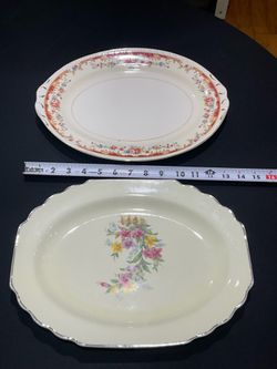 Vintage Serving Platters Lot