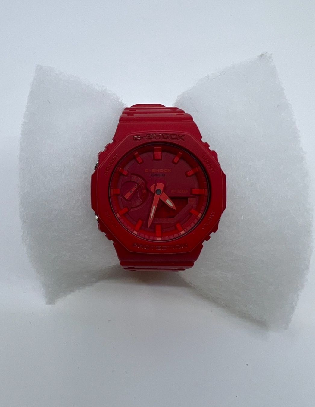 $100 Red Casio G Shock Analog Water Resistant Watch