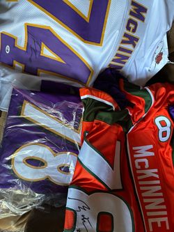 Lot of Signed Sports Jerseys – McKinnie