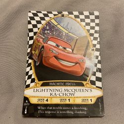 SOTMK Disney's Sorcerers of the Magic Kingdom Card Lightning McQueen 29/70