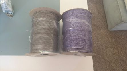 New 1,000 Ft 550 Paracord Spools – Desert Storm & Acid Purple