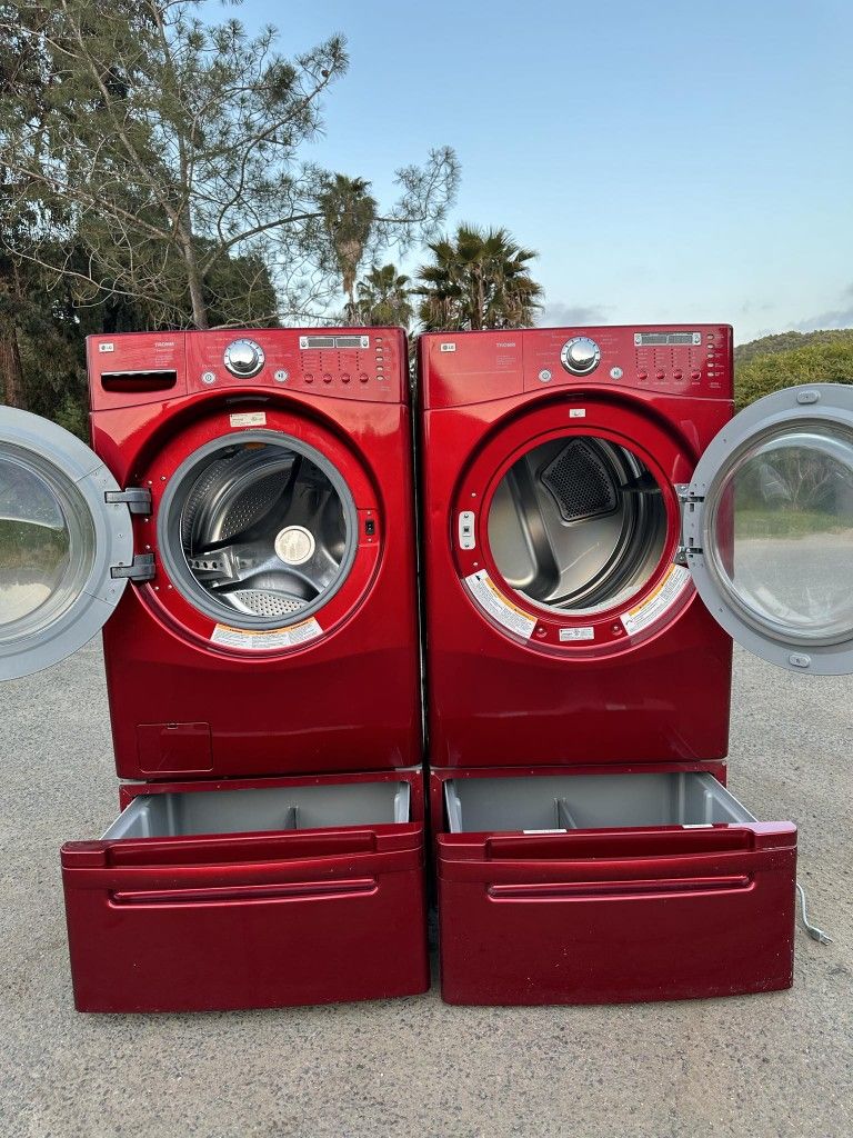 LG Washer And Electric Dryer 