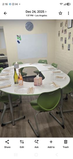 Table and chair set